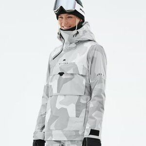 Montec - Dune Snowboard Jacket in Snow Camo (gray/white)